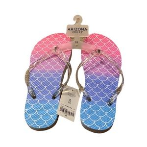 Flip Flops Arizona Mermaid Ombré Flip Flops NWT